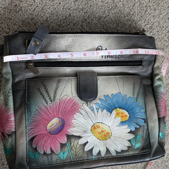 Anuschka 4 piece set floral hand painted bags - Picture 14 of 14